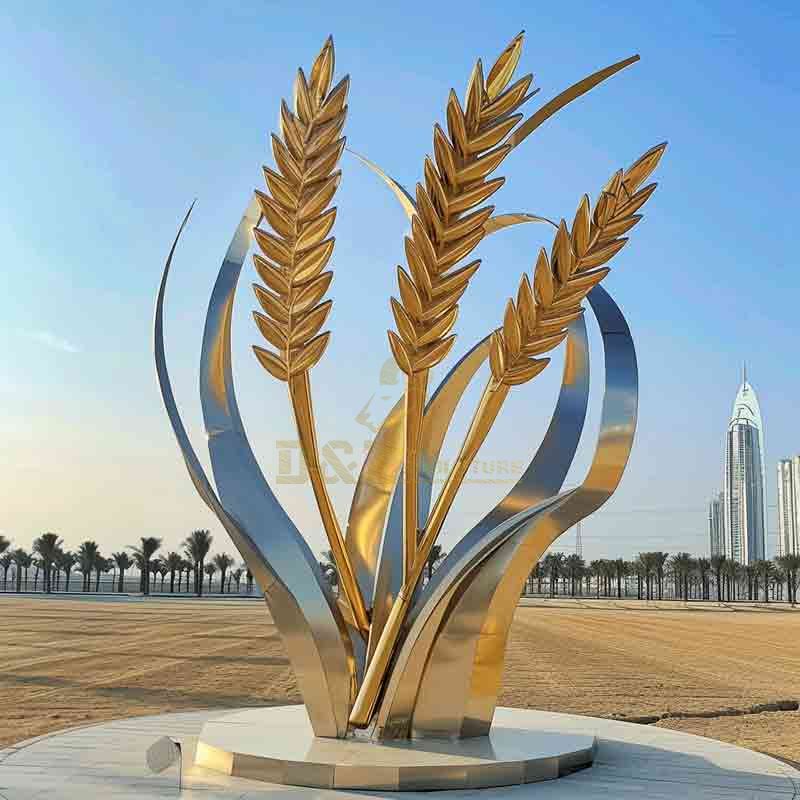 wheat sculpture