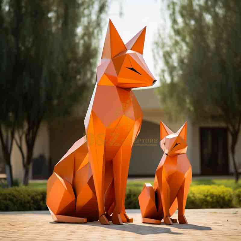 red fox sculpture