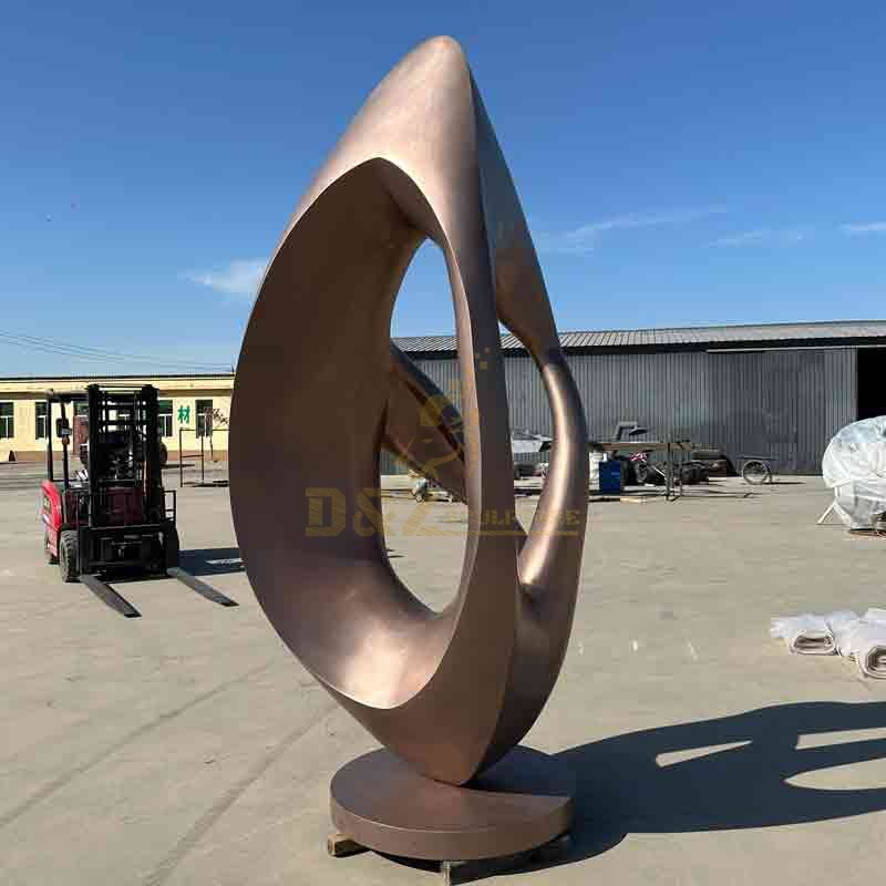 large abstract metal sculpture