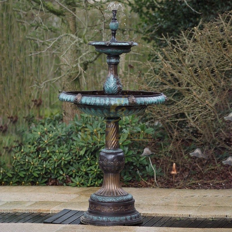 Outdoor garden simple design bronze fountain sculpture decoration