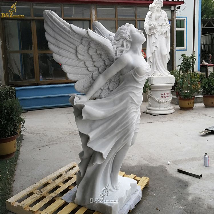 flying angel statue