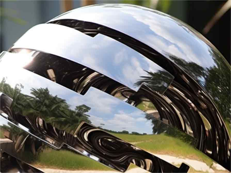 Creative metal garden sphere art sculpture for sale DZ-332