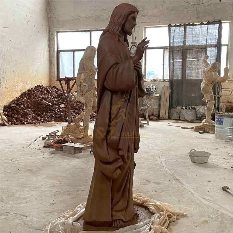 Mud film, Jesus: I Trust in You Statue,  Life Size Bronze Jesus Divine Mercy Statue for Sale