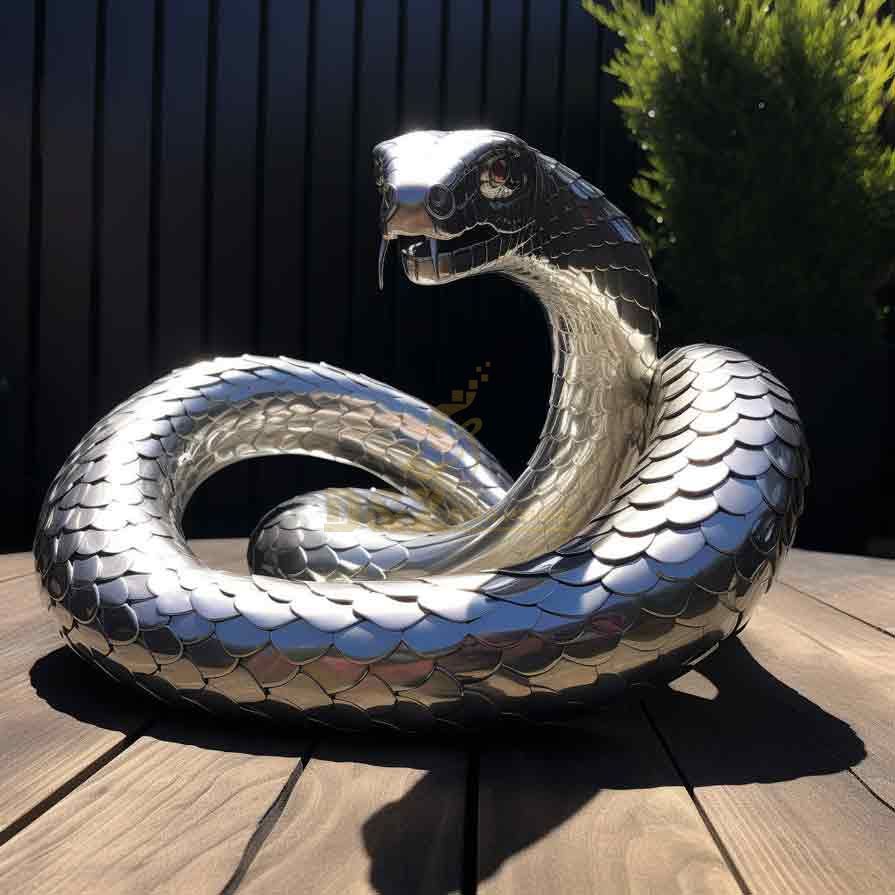 Custom Large Metal Cobra Snake Sculptures DZ-436