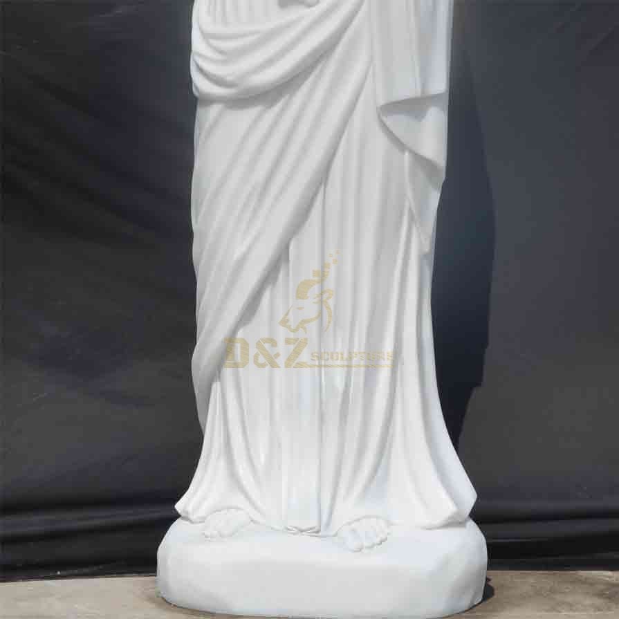 White Marble Saint Joseph the Carpenter Statue for Sale DZ-507