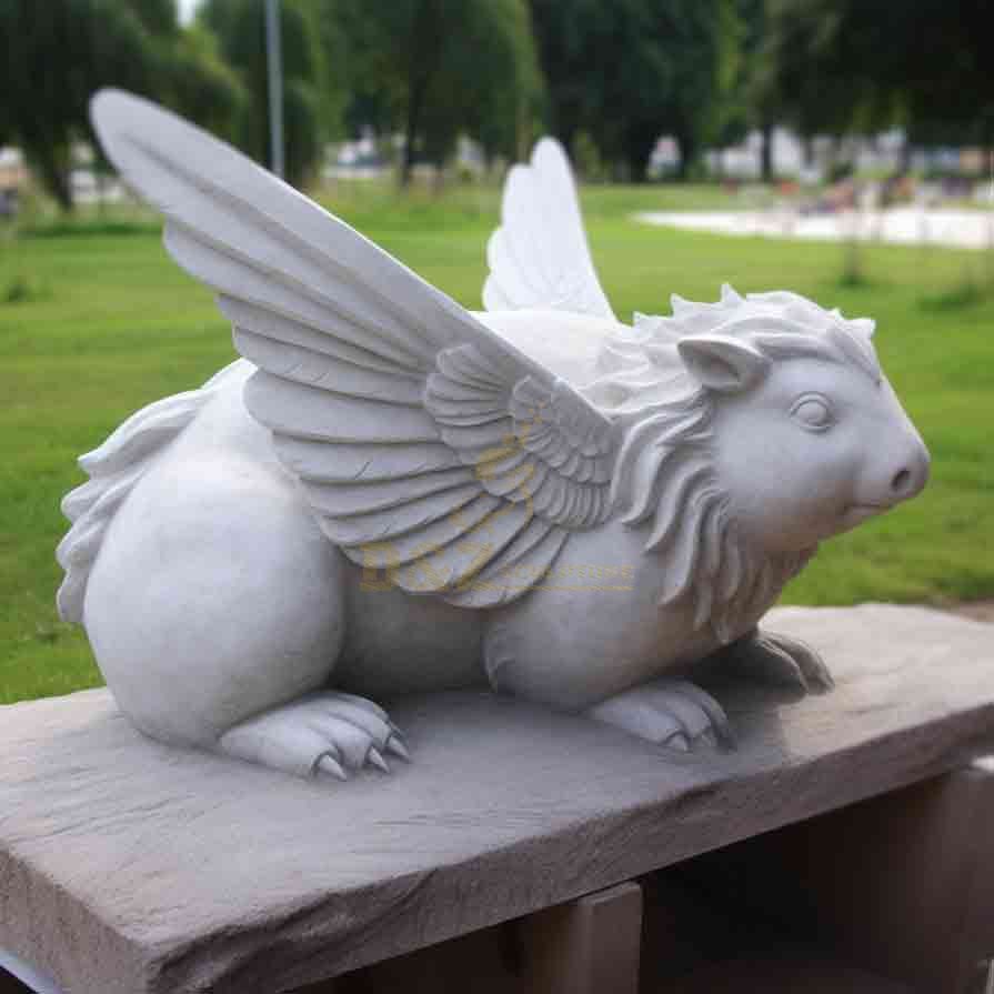 guinea pig garden memorial statue