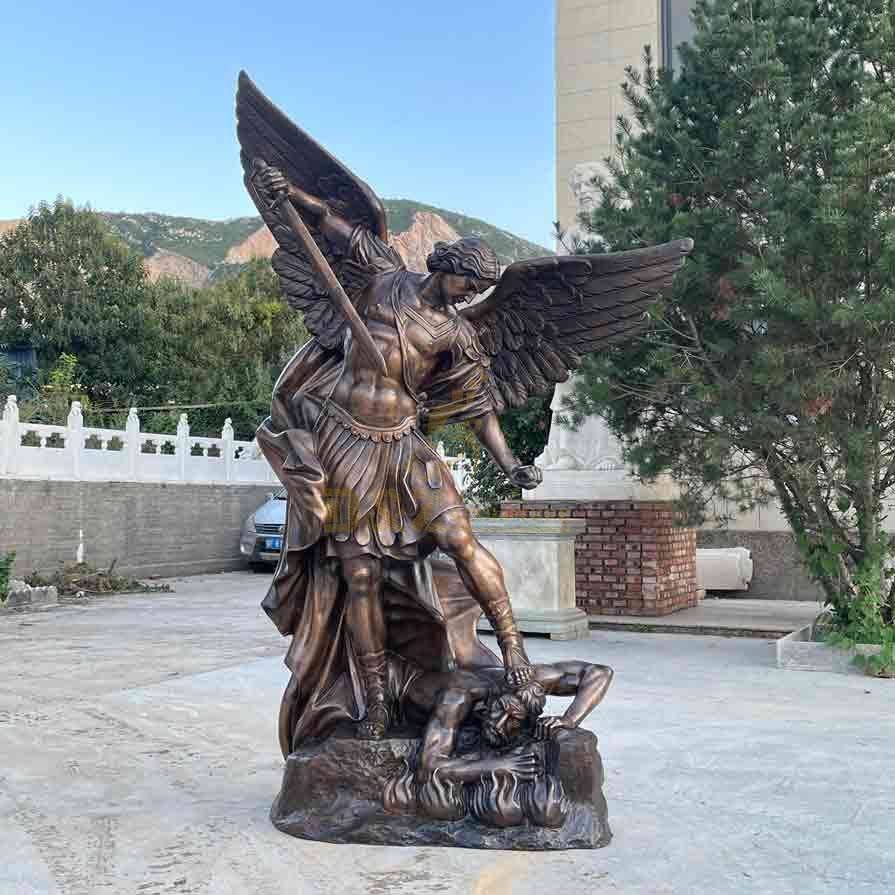 Bronze St Michael the Archangel statue for sale DZ-567