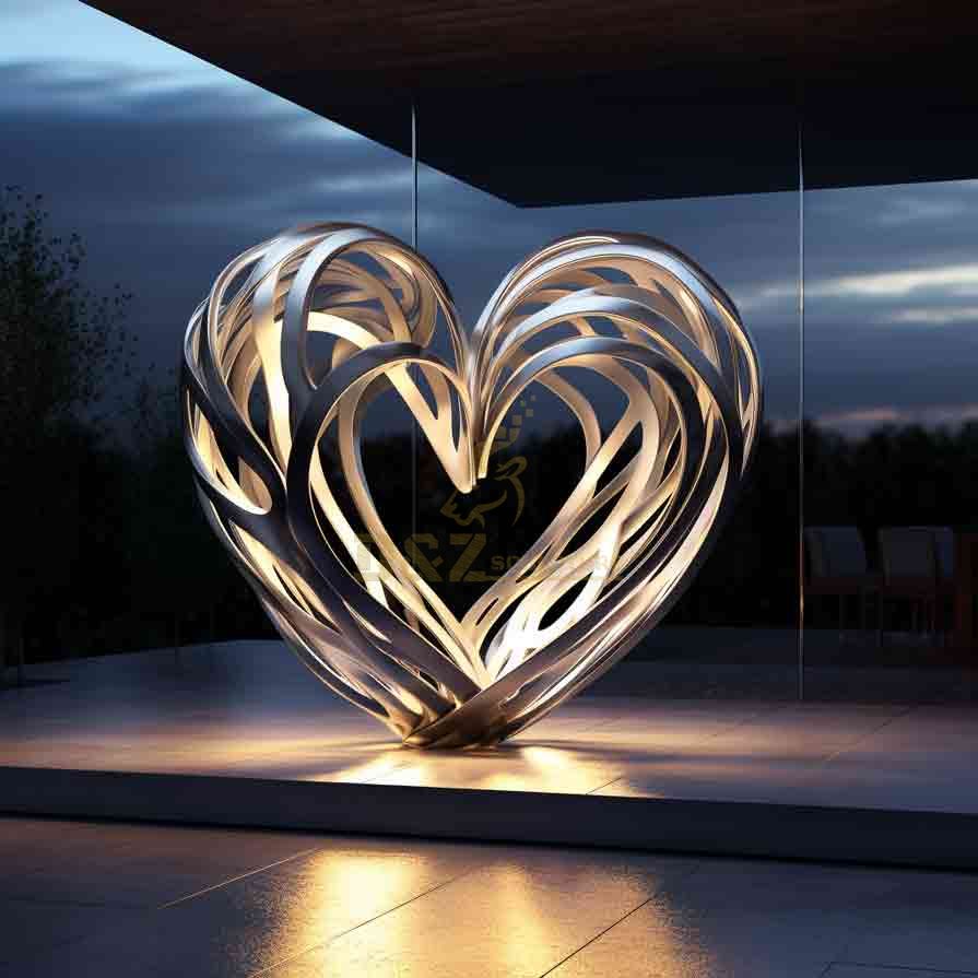 25 Beautiful Heart Sculptures to Express Love