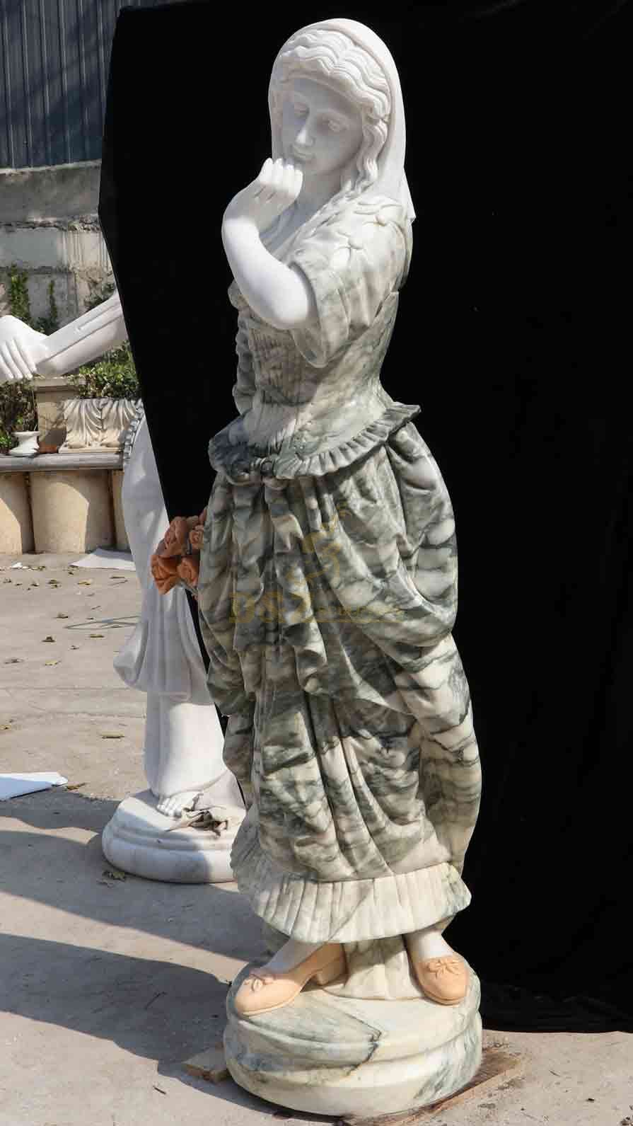 European style victorian lady marble statue for sale DZ-575