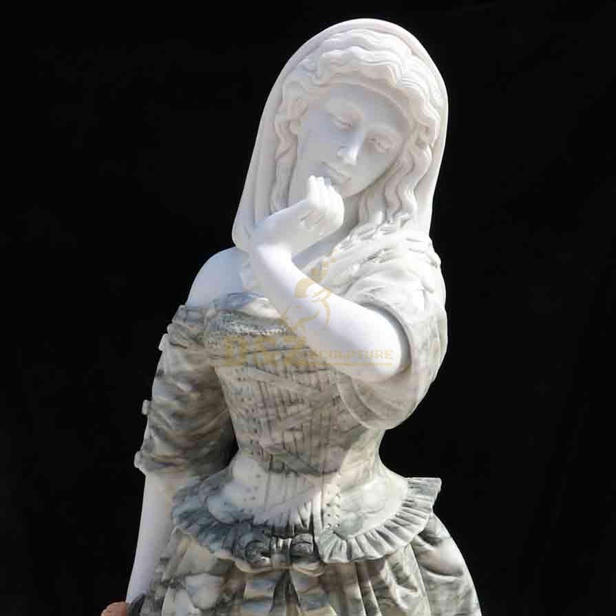 European style victorian lady marble statue for sale DZ-575