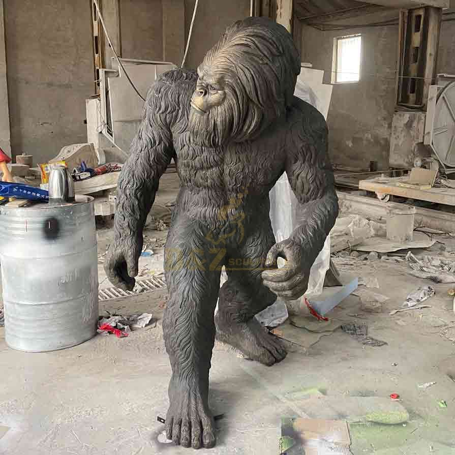 Large Bronze Bigfoot Statue for Sale DZ-580