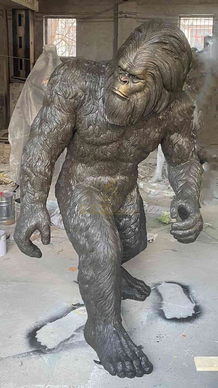 Large Bronze Bigfoot Statue for Sale DZ-580