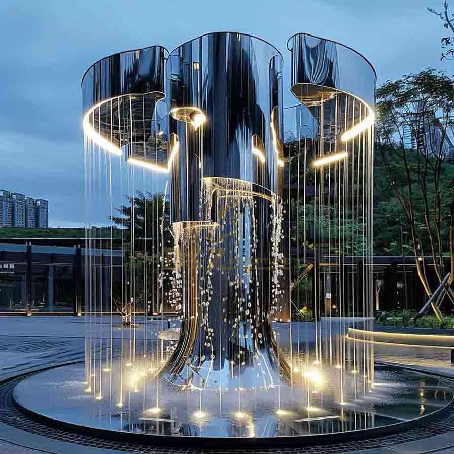 30 creative designs of large outdoor water fountain sculptures