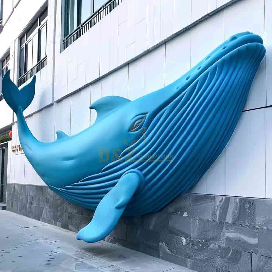 Large whale wall sculpture DZ-622