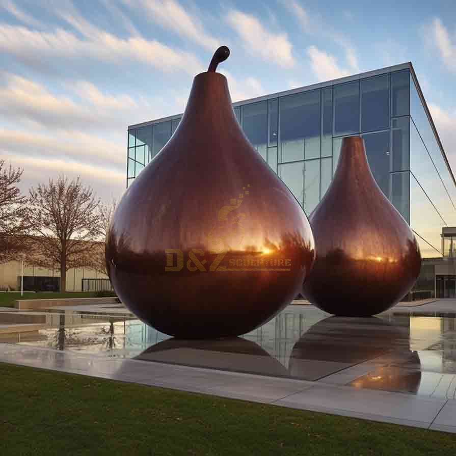 Large pear sculpture