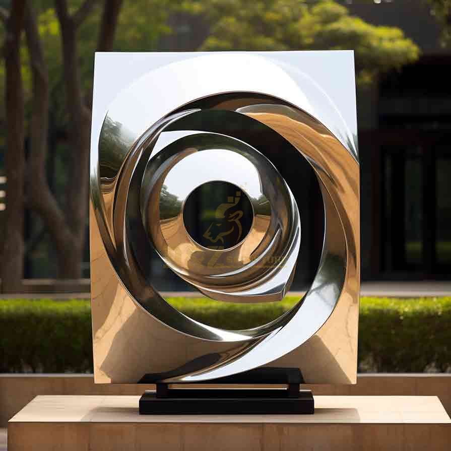 abstract eye sculpture