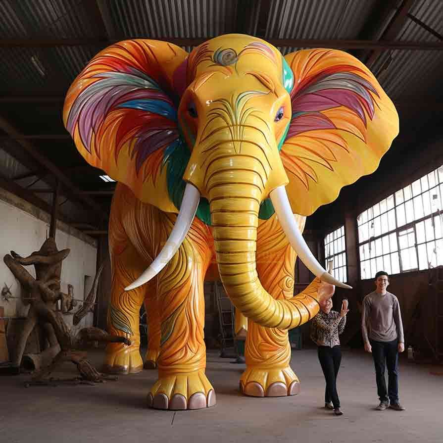 Fiberglass Elephant Statue