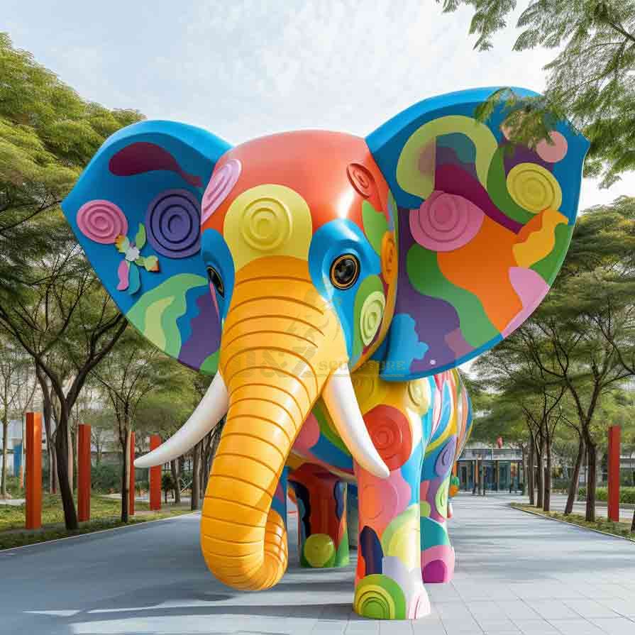 Resin Elephant Statue