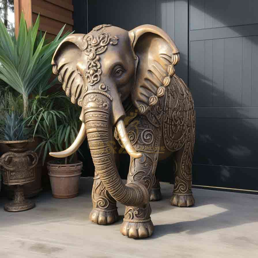 Vintage Elephant Statue