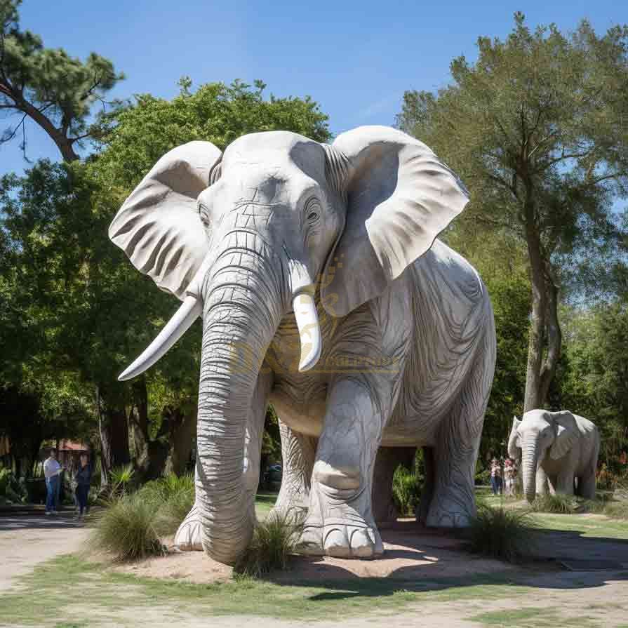 Life Size Elephant Statue