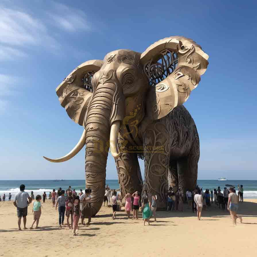 Outdoor Elephant Sculpture