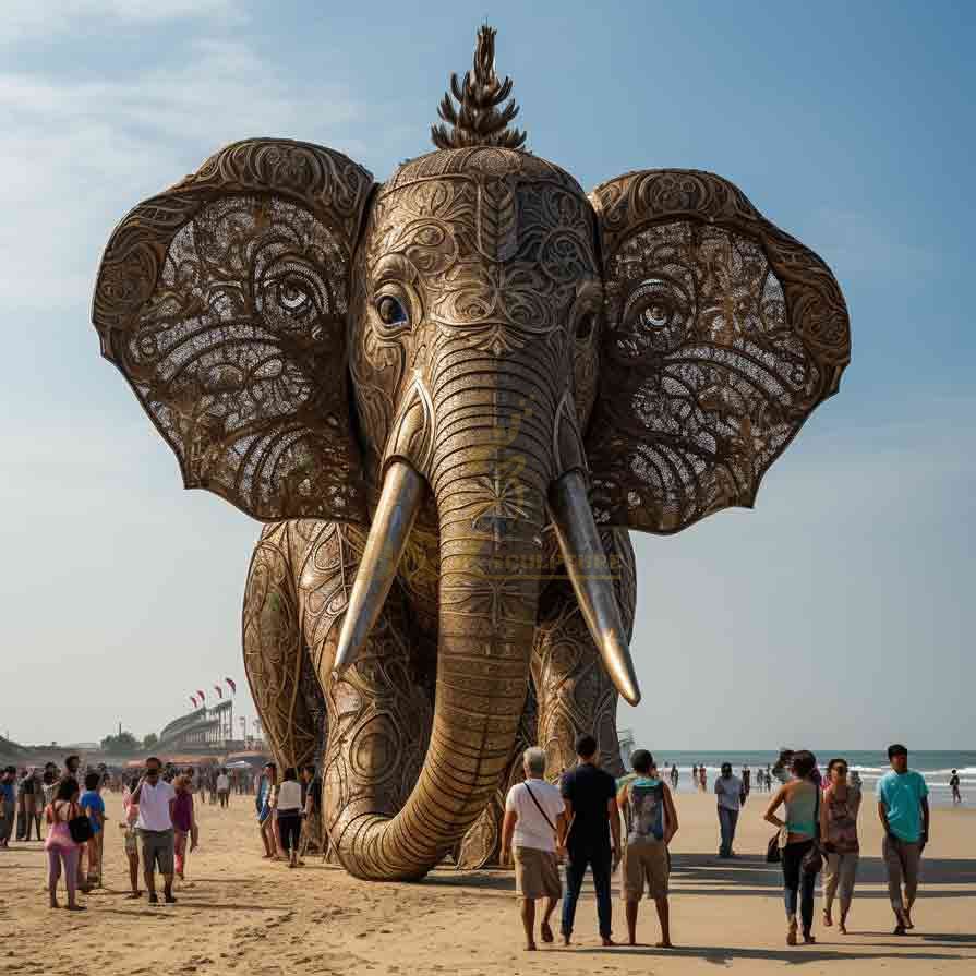 Thai Elephant Statue