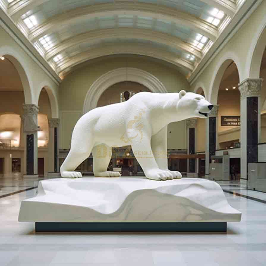 Large Polar bear statue