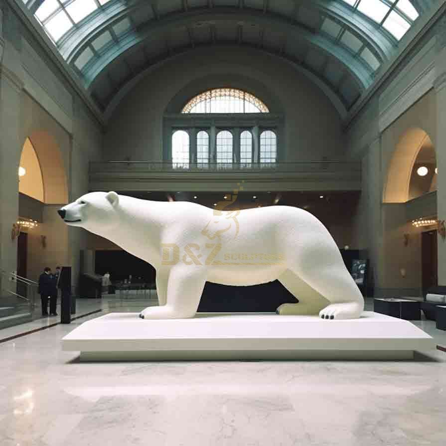 Large Polar bear statue