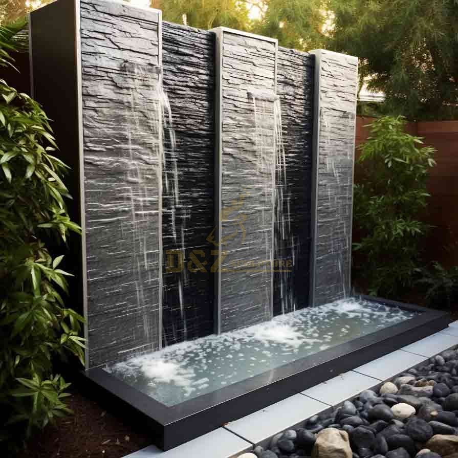 Modern wall fountain