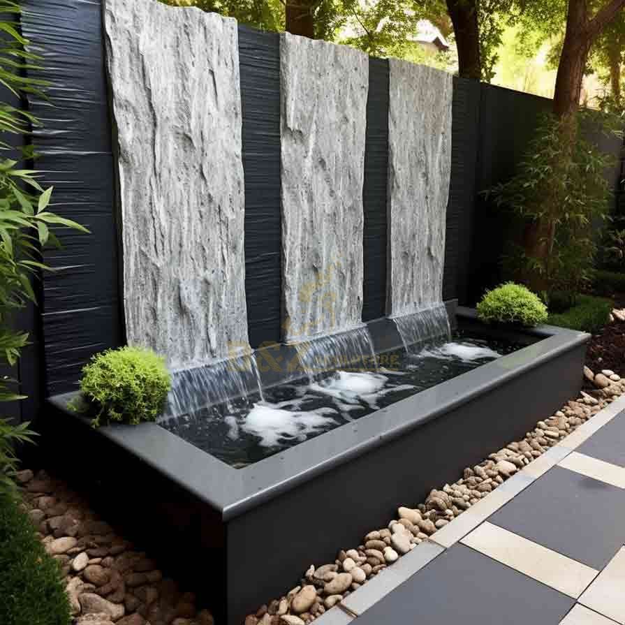 Wall fountain for garden