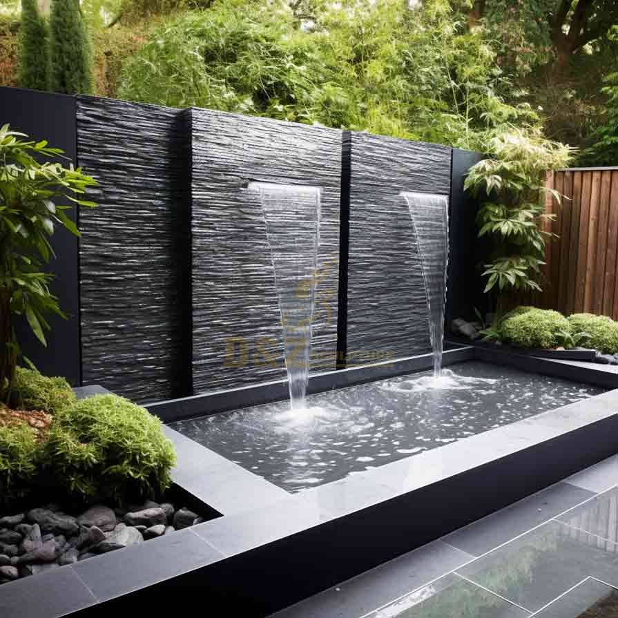 Marble modern wall fountain for garden decor DZ-645