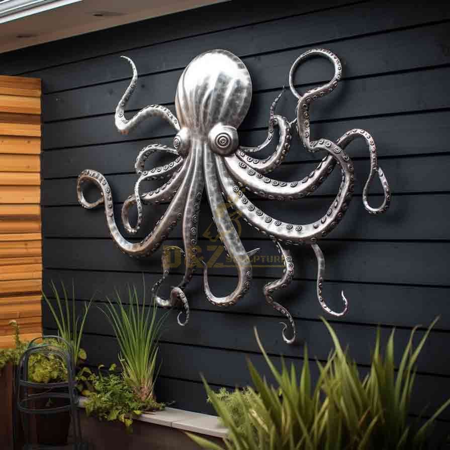 Octopus wall sculpture