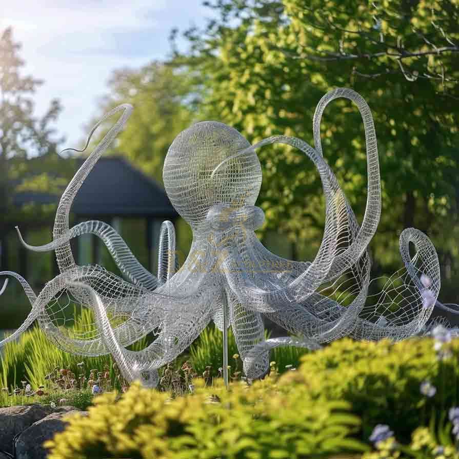 Octopus wire sculpture