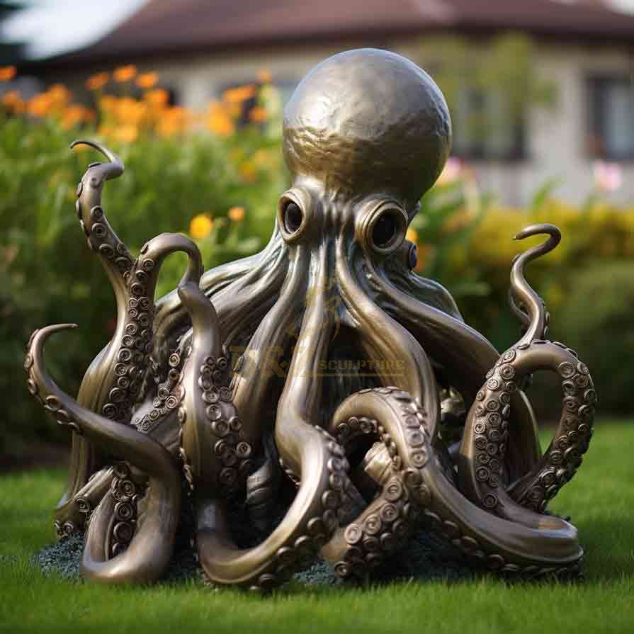 Octopus garden statue