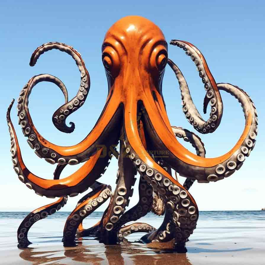 Giant octopus sculpture