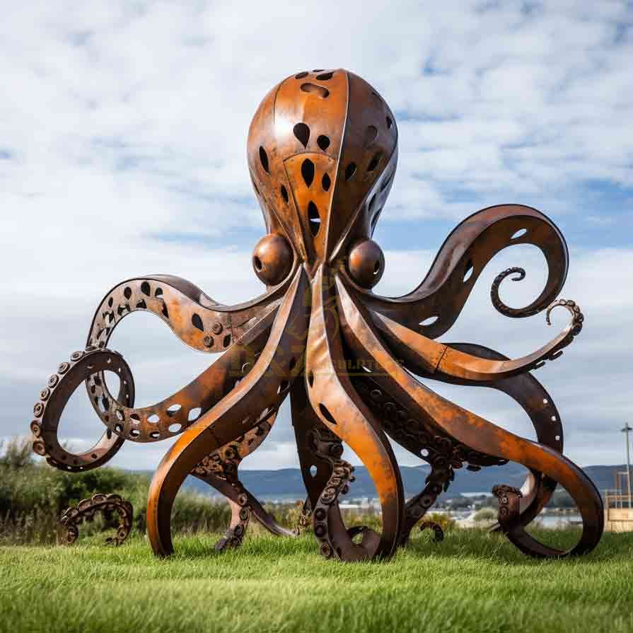 Large octopus sculpture