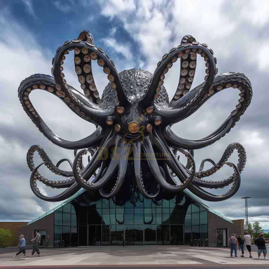 Decorative octopus sculpture