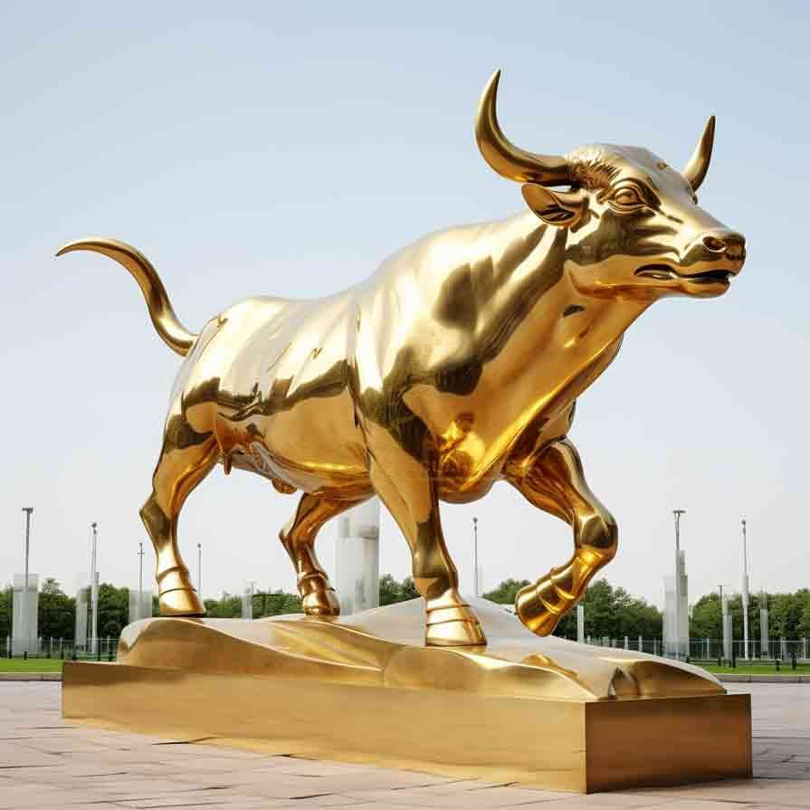 dune bull sculpture