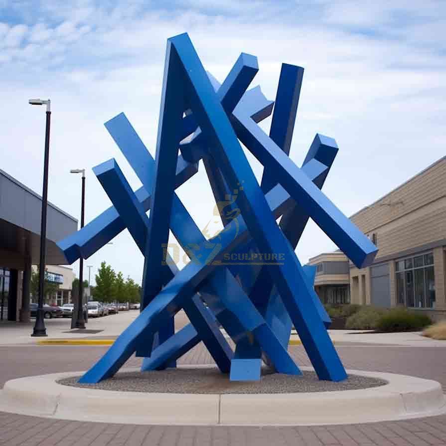 Large Blue Sculpture