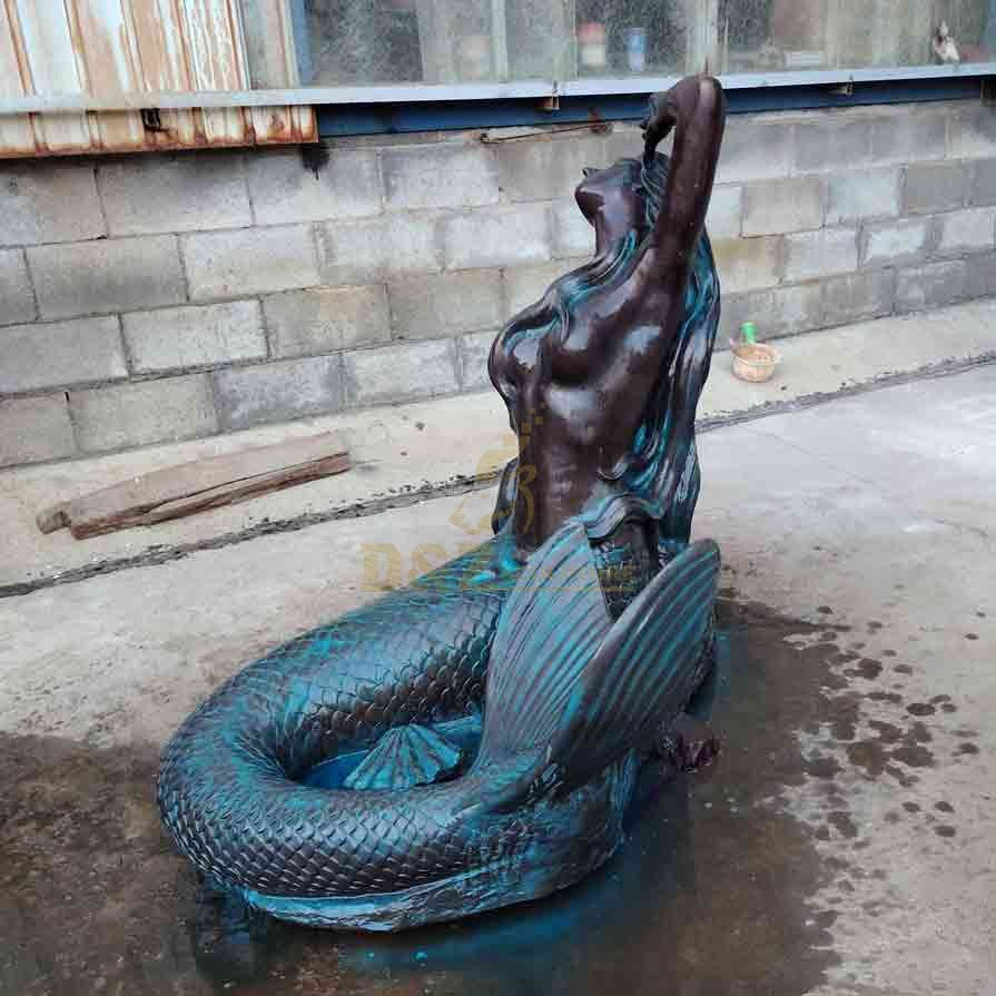 bronze mermaid statue for sale