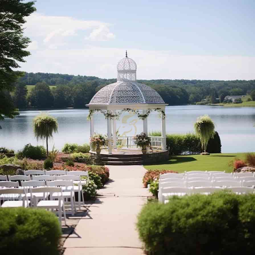 Metal wedding gazebo