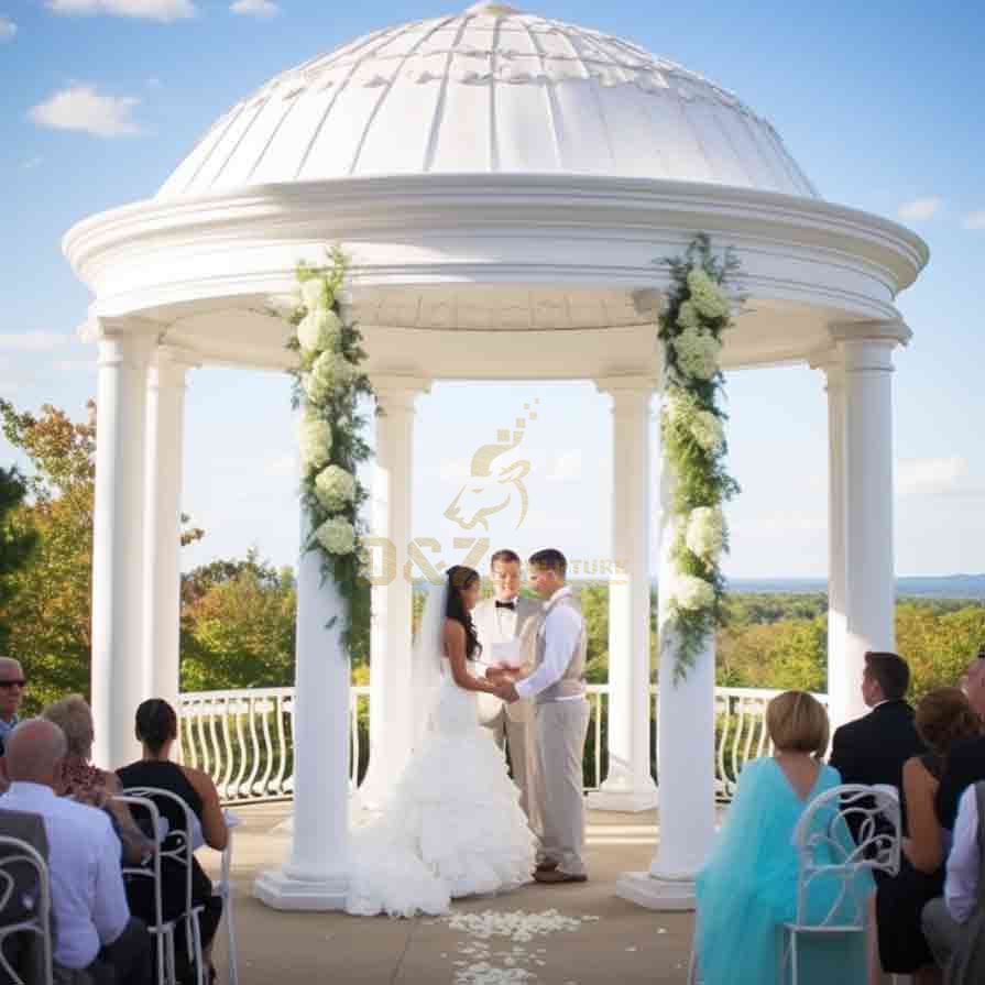 marble wedding gazebo