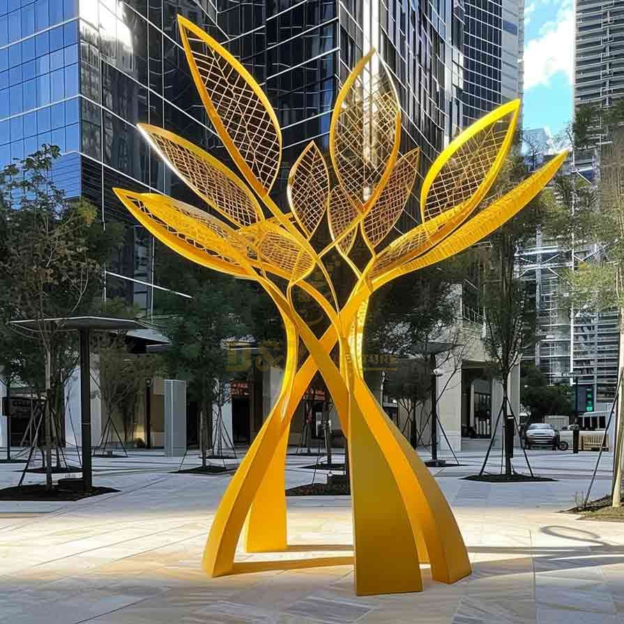 Large Metal Tree Sculpture,