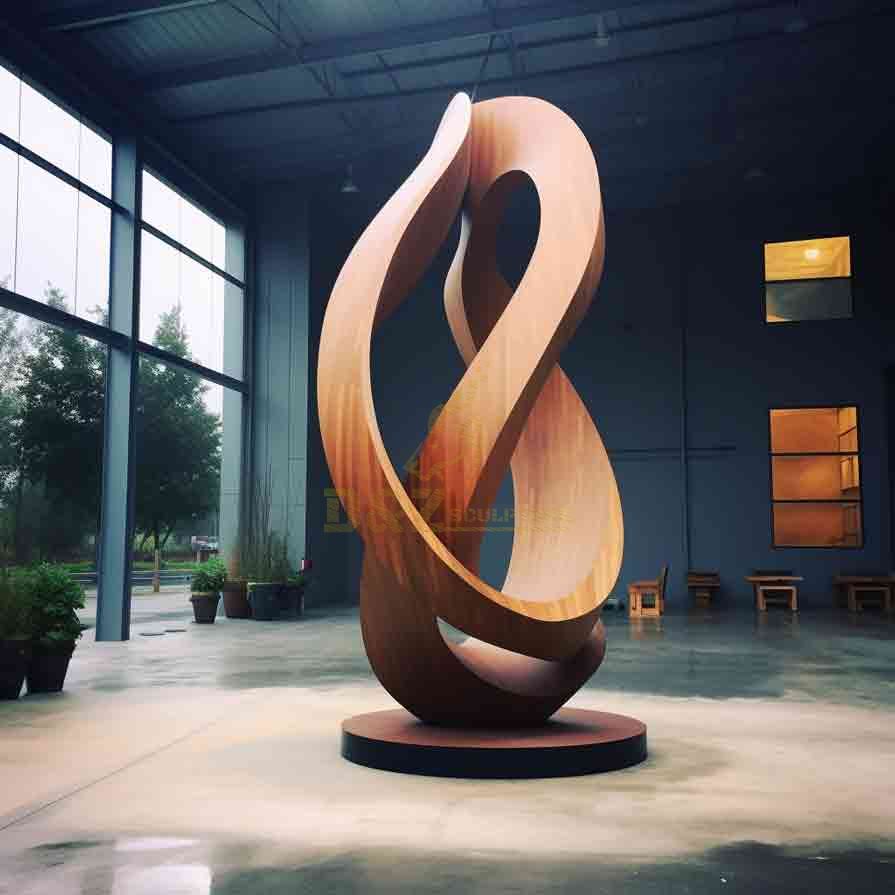 Large Metal Modern Sculpture