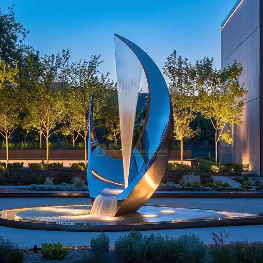 20 Large Outdoor Metal Fountain Sculpture Ideas