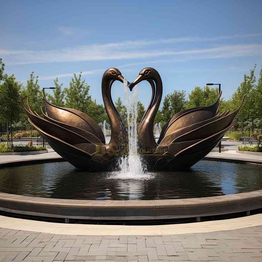 large swan fountain