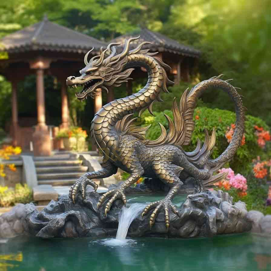 Jinlong Large Bronze Fountain