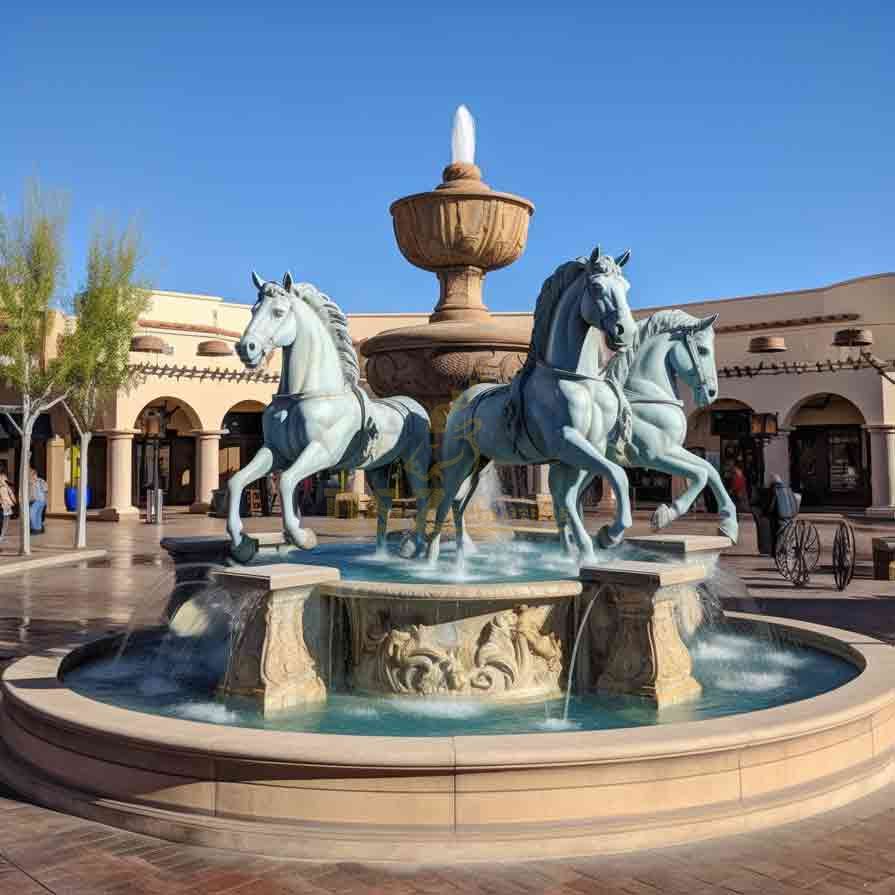 antique bronze fountain