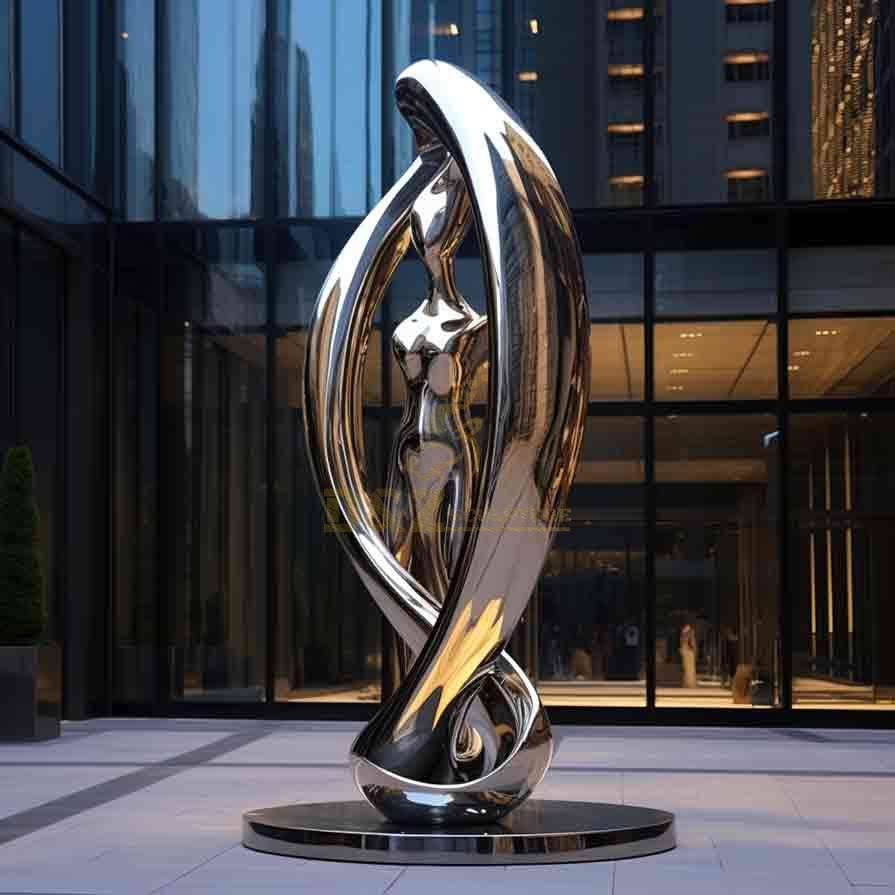 Modern Abstract Female Sculpture Metal Figure Sculpture 1