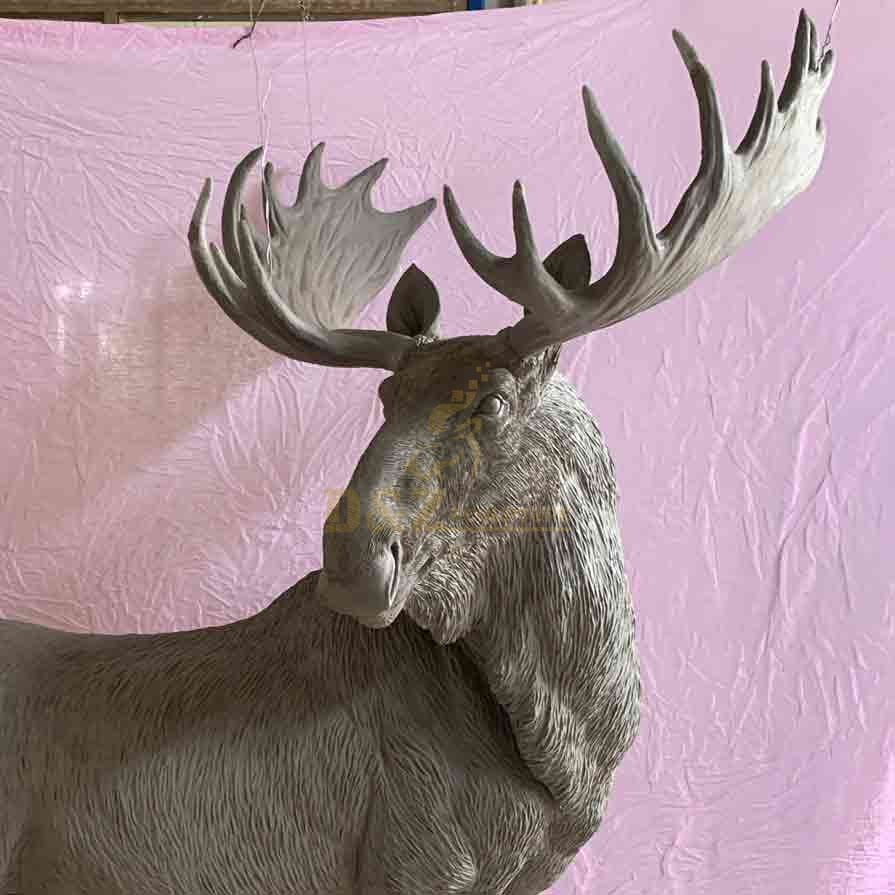 Life Size Bronze Elk Statue For Sale | Moose Statue 3